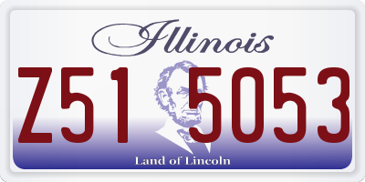 IL license plate Z515053