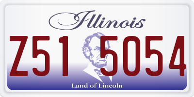IL license plate Z515054