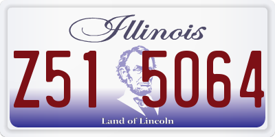 IL license plate Z515064