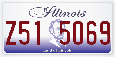 IL license plate Z515069