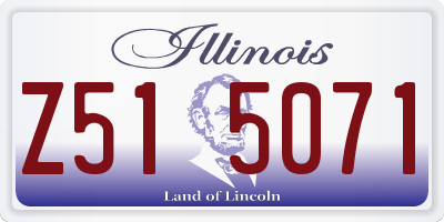 IL license plate Z515071