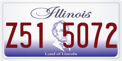 IL license plate Z515072