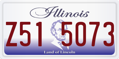 IL license plate Z515073