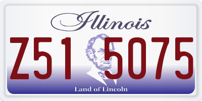 IL license plate Z515075