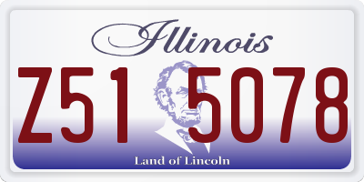 IL license plate Z515078
