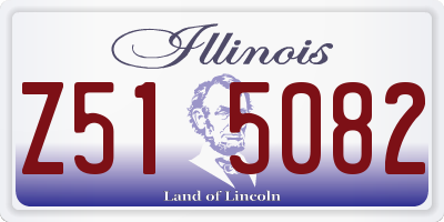 IL license plate Z515082