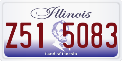 IL license plate Z515083
