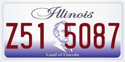 IL license plate Z515087