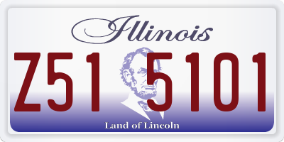 IL license plate Z515101
