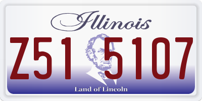 IL license plate Z515107