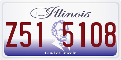 IL license plate Z515108