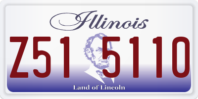IL license plate Z515110