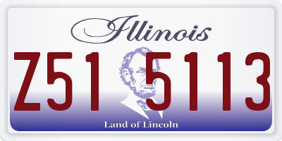 IL license plate Z515113