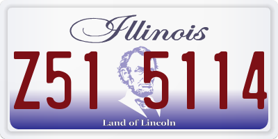 IL license plate Z515114