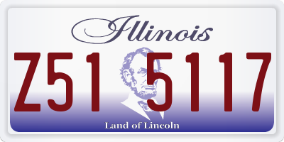 IL license plate Z515117