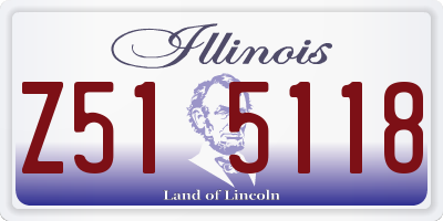 IL license plate Z515118