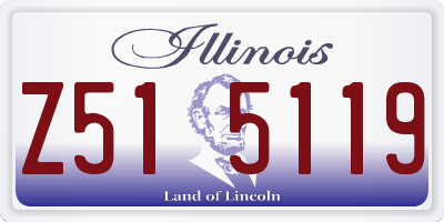 IL license plate Z515119