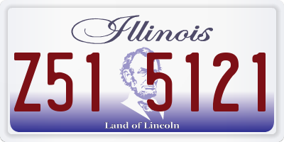 IL license plate Z515121