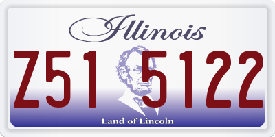 IL license plate Z515122