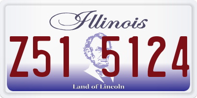 IL license plate Z515124