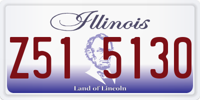IL license plate Z515130
