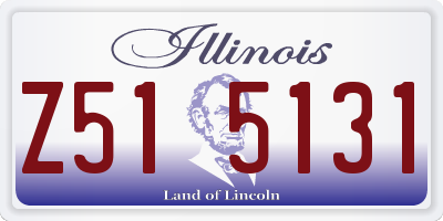 IL license plate Z515131