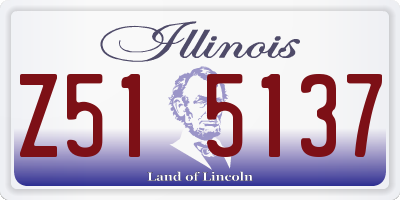 IL license plate Z515137