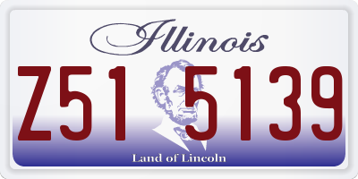 IL license plate Z515139