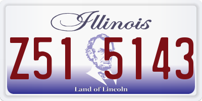 IL license plate Z515143