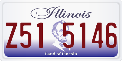 IL license plate Z515146