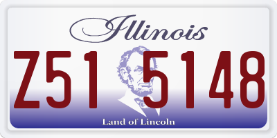 IL license plate Z515148