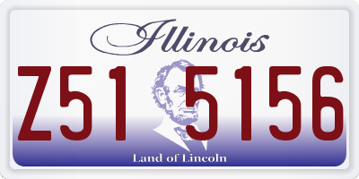 IL license plate Z515156