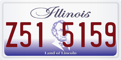 IL license plate Z515159