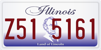 IL license plate Z515161