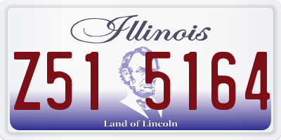 IL license plate Z515164