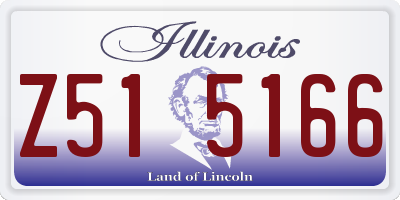 IL license plate Z515166