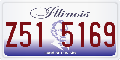 IL license plate Z515169