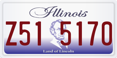 IL license plate Z515170