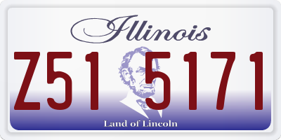 IL license plate Z515171