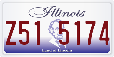 IL license plate Z515174