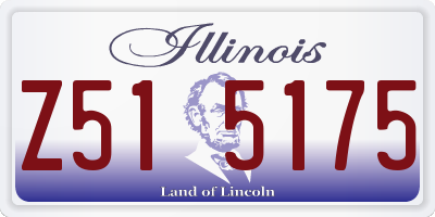 IL license plate Z515175