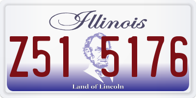 IL license plate Z515176