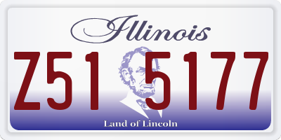 IL license plate Z515177
