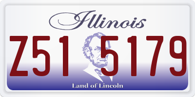 IL license plate Z515179