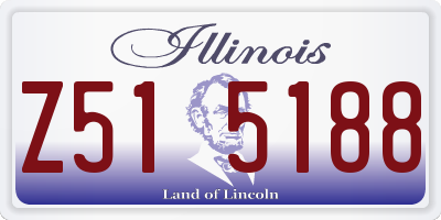 IL license plate Z515188