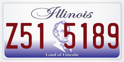 IL license plate Z515189