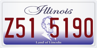 IL license plate Z515190