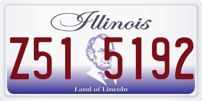 IL license plate Z515192