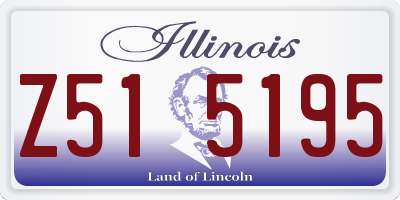 IL license plate Z515195