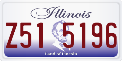 IL license plate Z515196